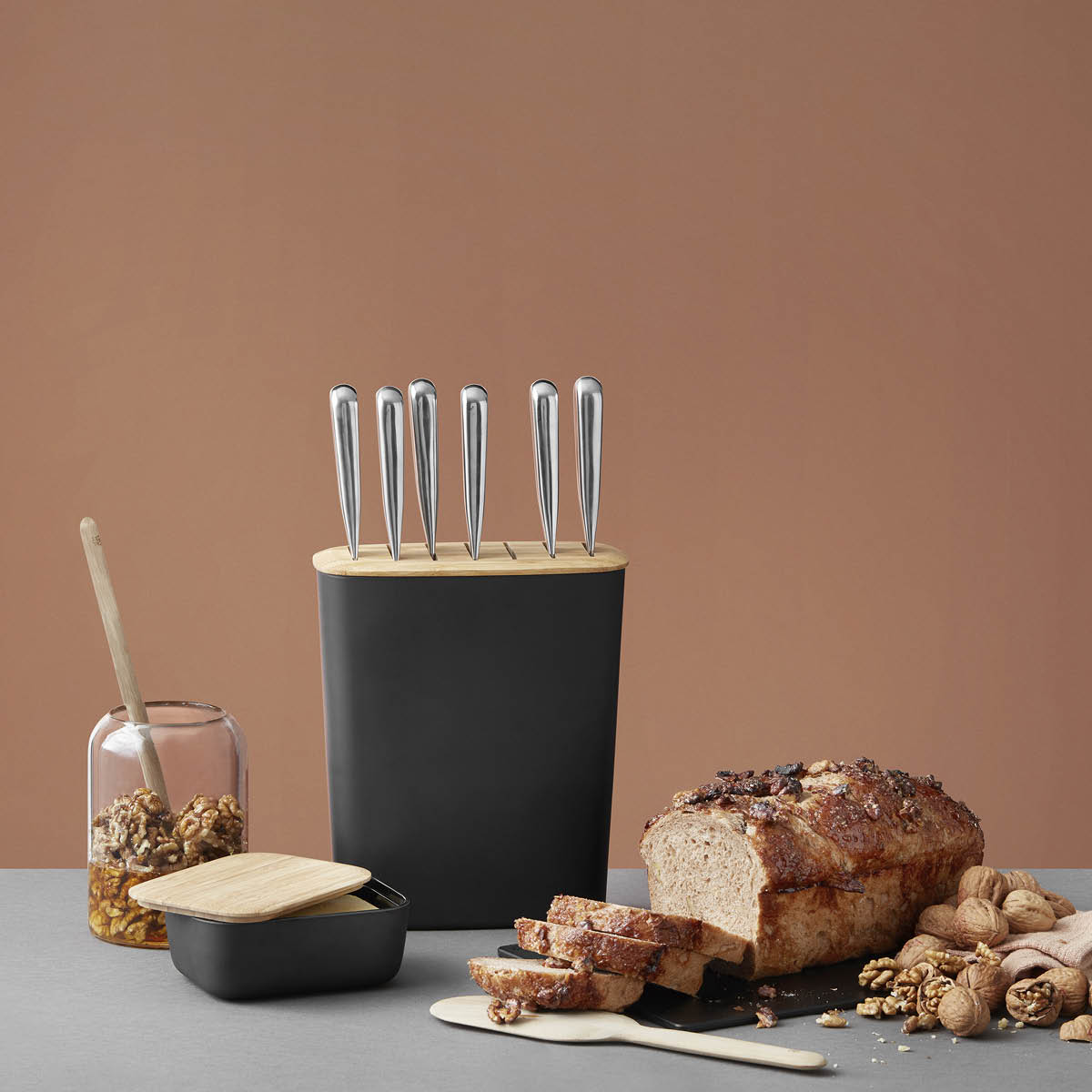 Block-It Knivblock Svart