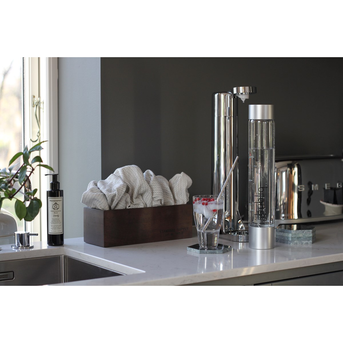 Kolsyremaskin Silvergrå