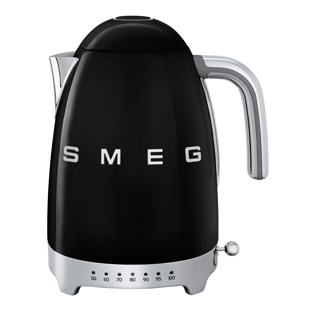 Smeg 50's Style Vattenkokare 7 temperaturer 1,7 L Svart