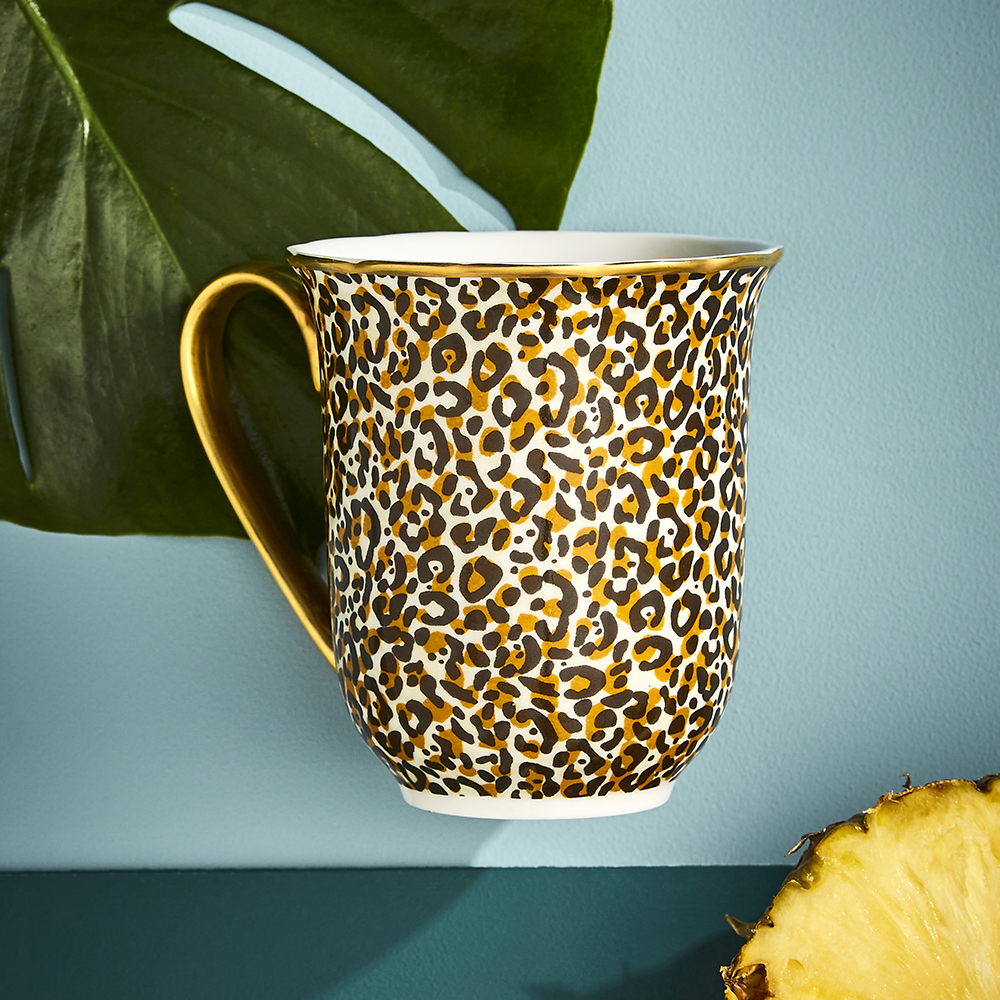 Creatures of Curiosity Mugg 34 cl Leopard