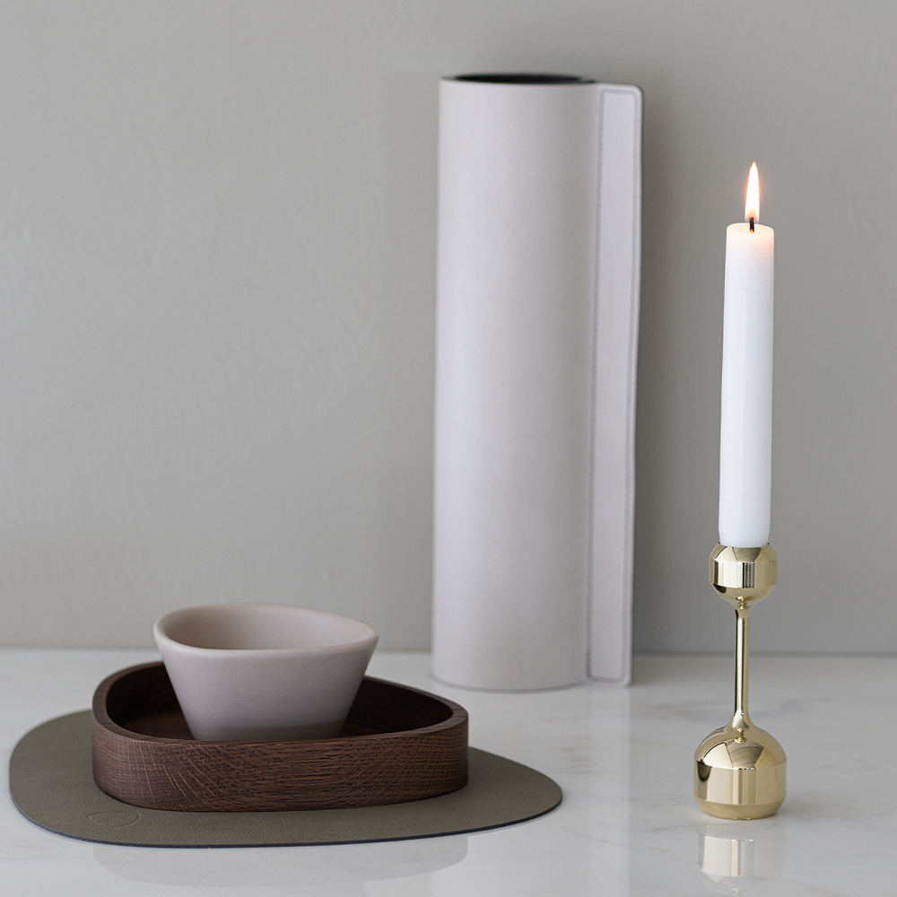 Silhouette Ljusstake 12 cm Guld