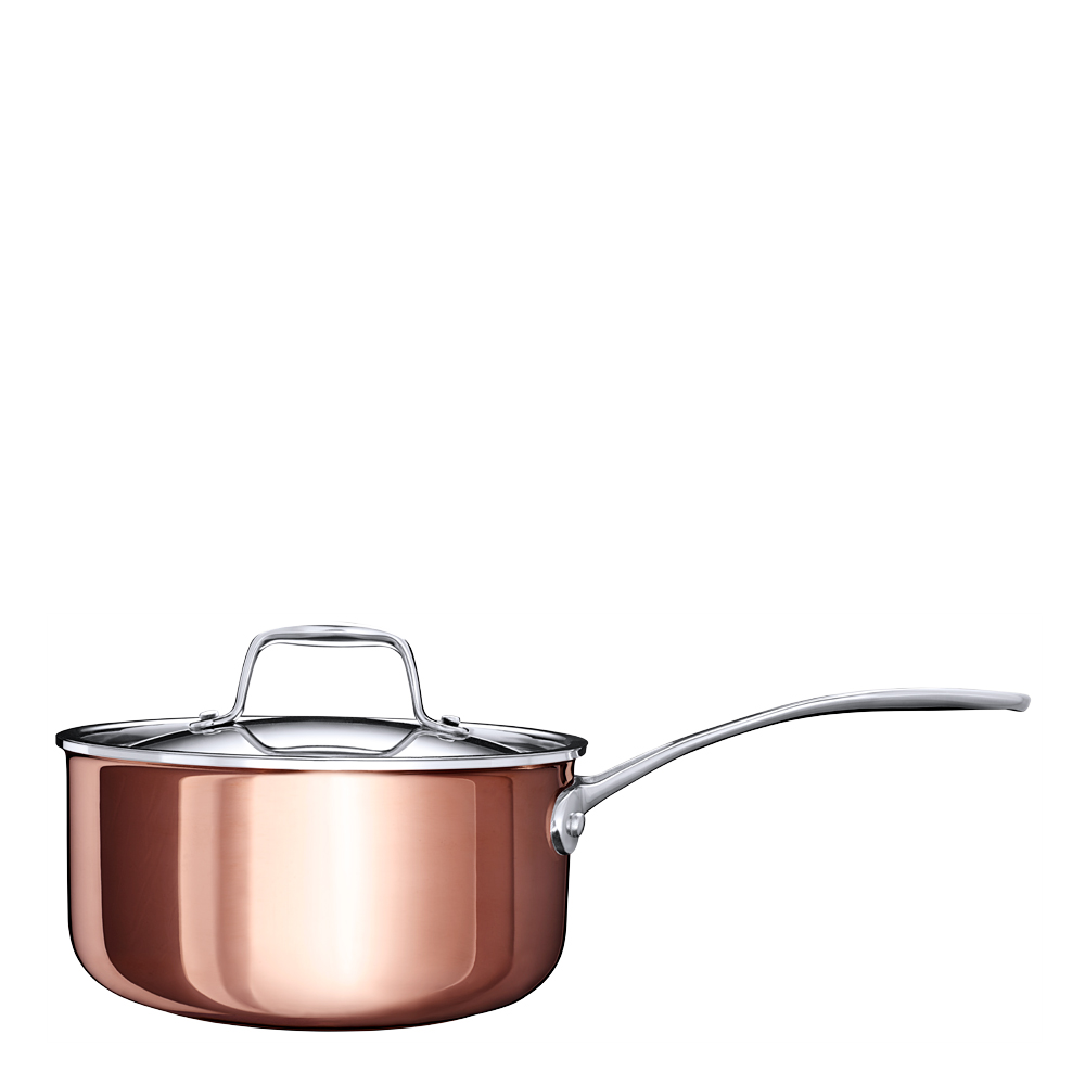 Signerat Kastrull 2,2 L Koppar