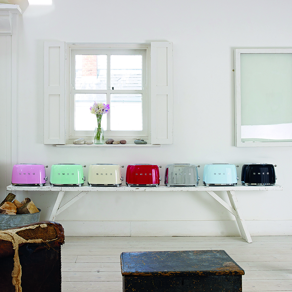 Smeg 50's Style Brödrost 2 skivor Blå