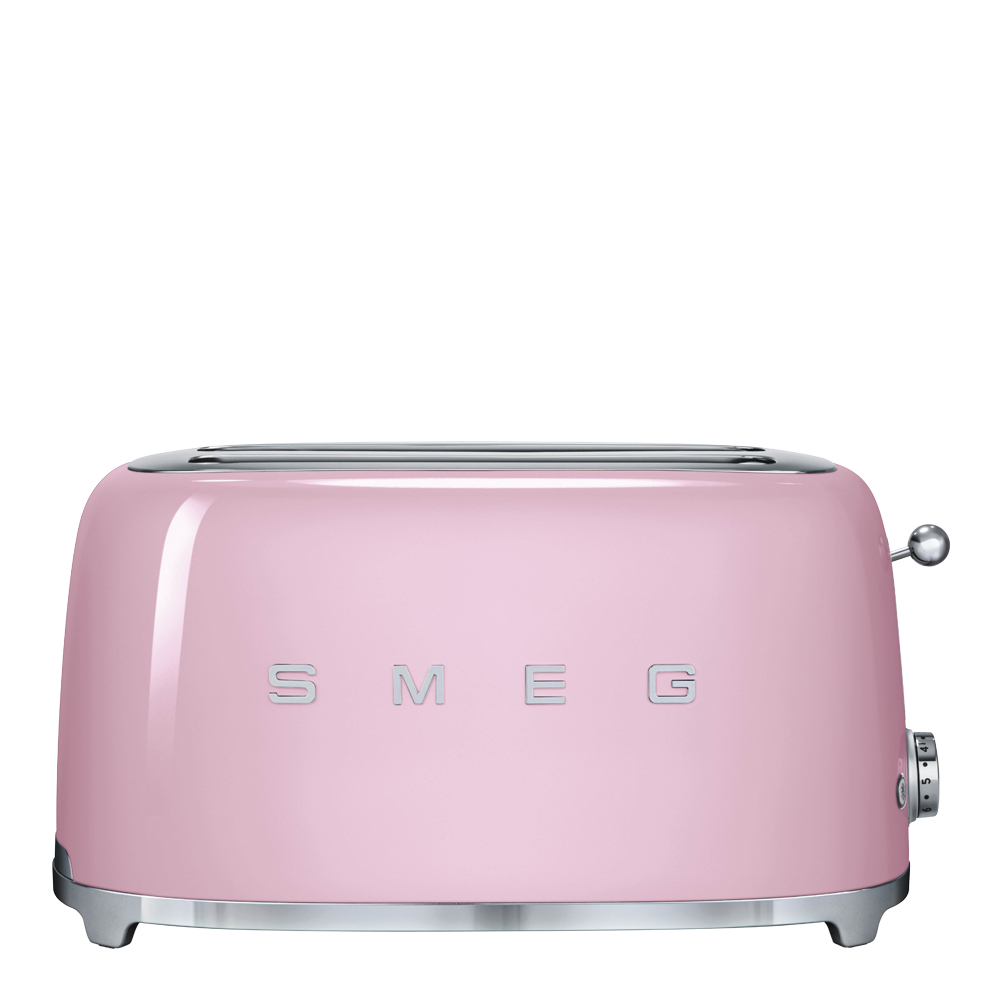 Smeg 50's Style Brödrost 4 skivor Rosa