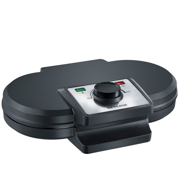 Dubbelt Våffeljärn 1200W Svart