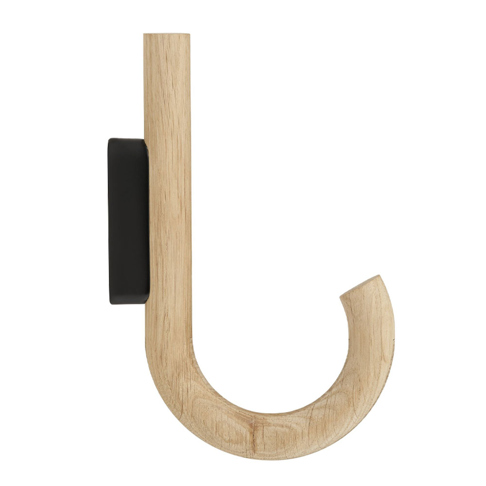 Hook Krok Ek 20 cm Ek/Svart