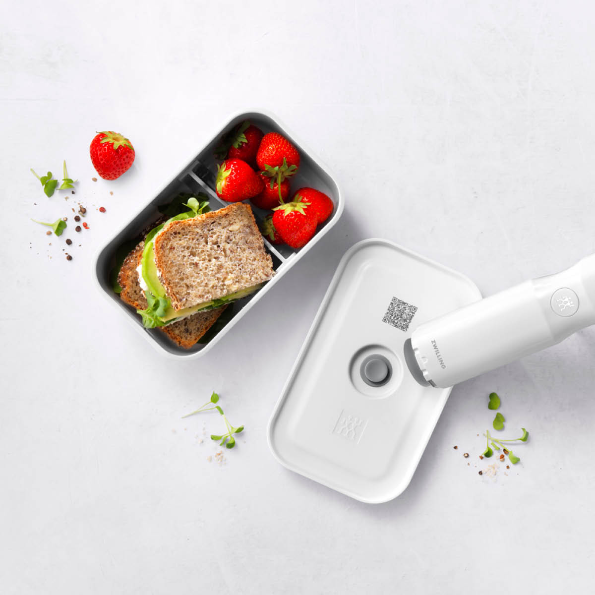 Vakuum Lunchbox M Rektangulär