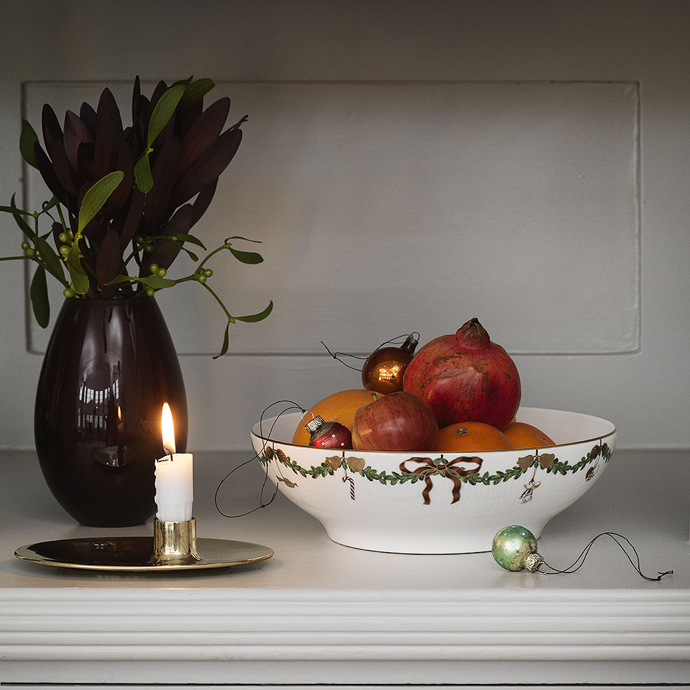 Star Fluted Christmas Skål 2,2 L