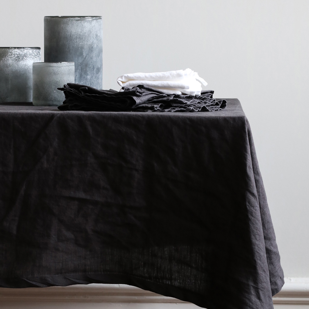 Duk Linne 160x270 cm Carbon