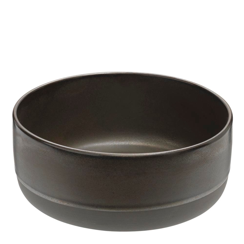 Raw Skål hög 19,5 cm Brun Metallic