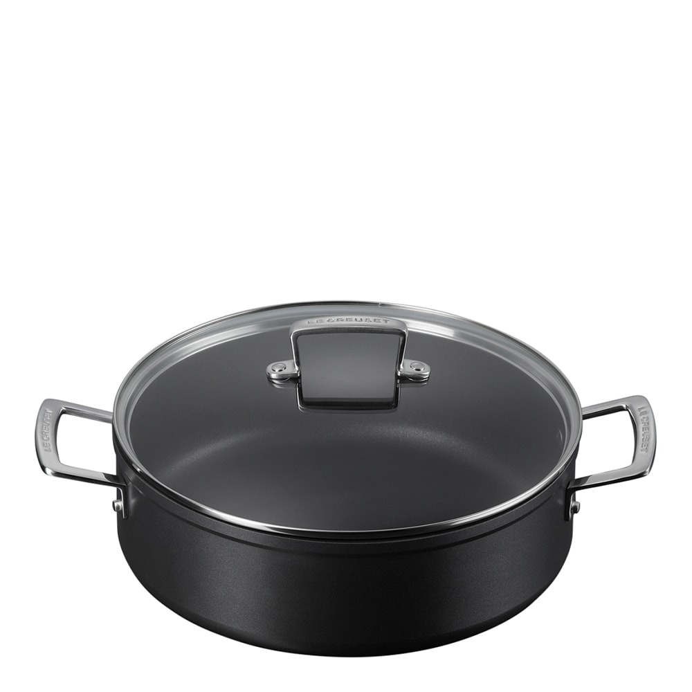 Toughened Non-Stick Sauteusegryta med glaslock 28 cm