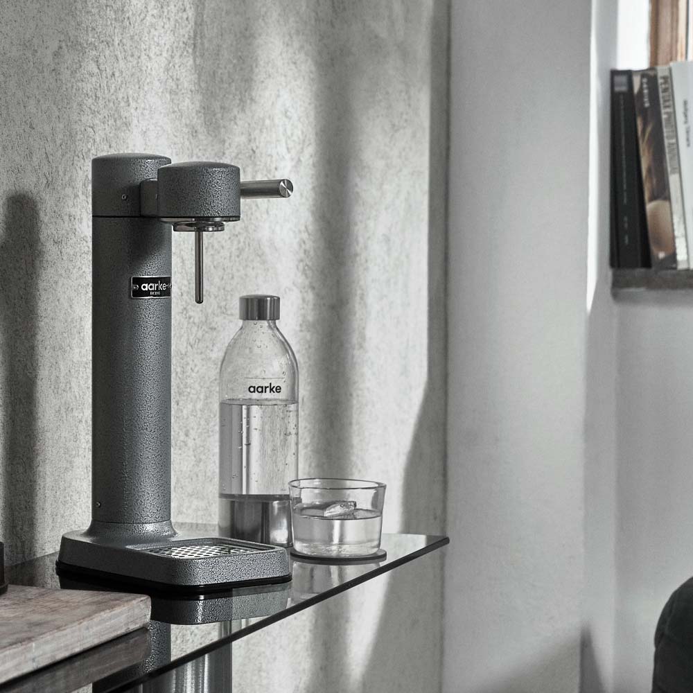 Aarke Carbonator 3 Kolsyremaskin Hammertone Grey