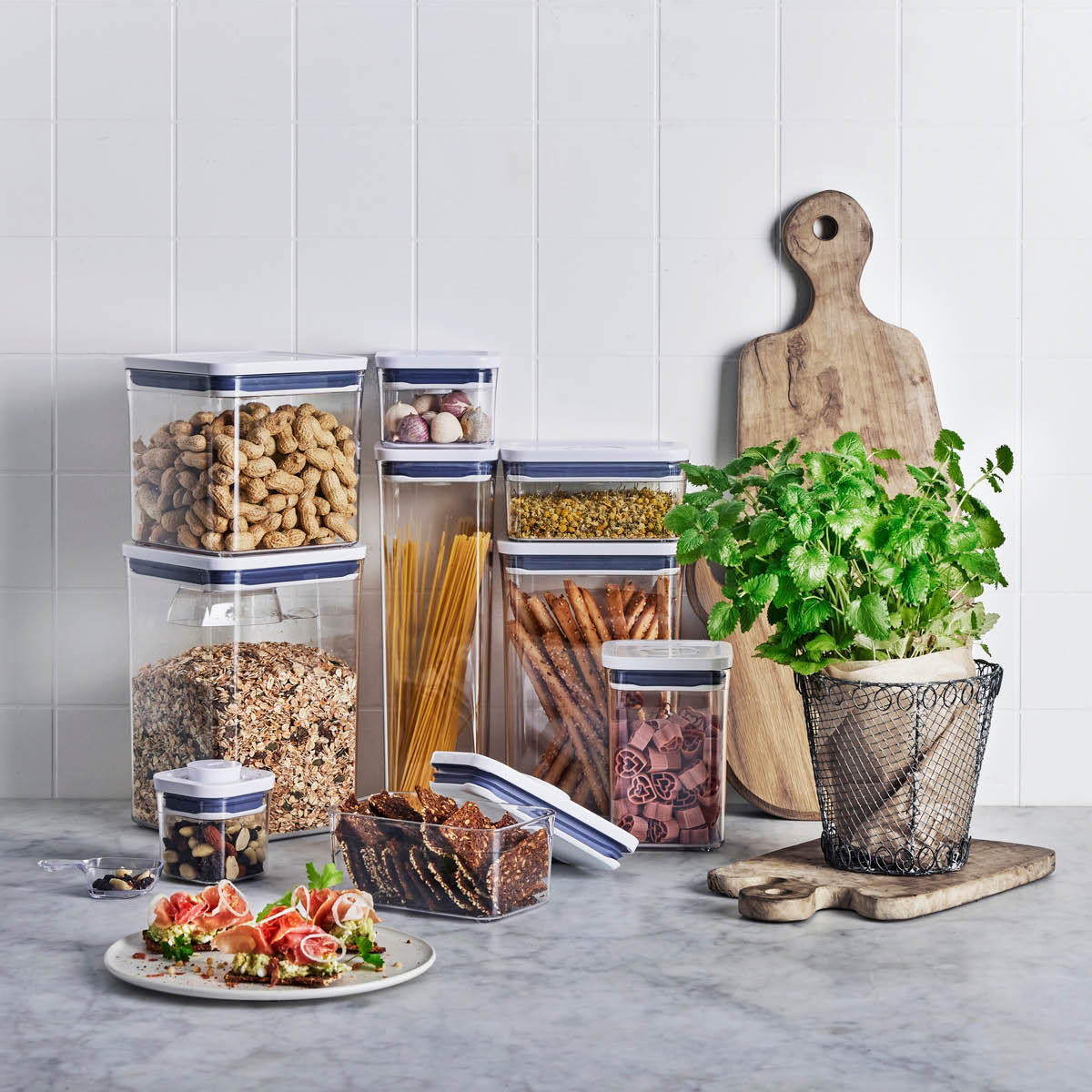 Pop Behållare kvadratisk 0,4 L