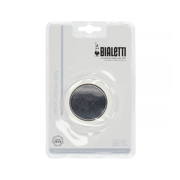 Venus Packning & Filterplatta 4 Koppar Vit