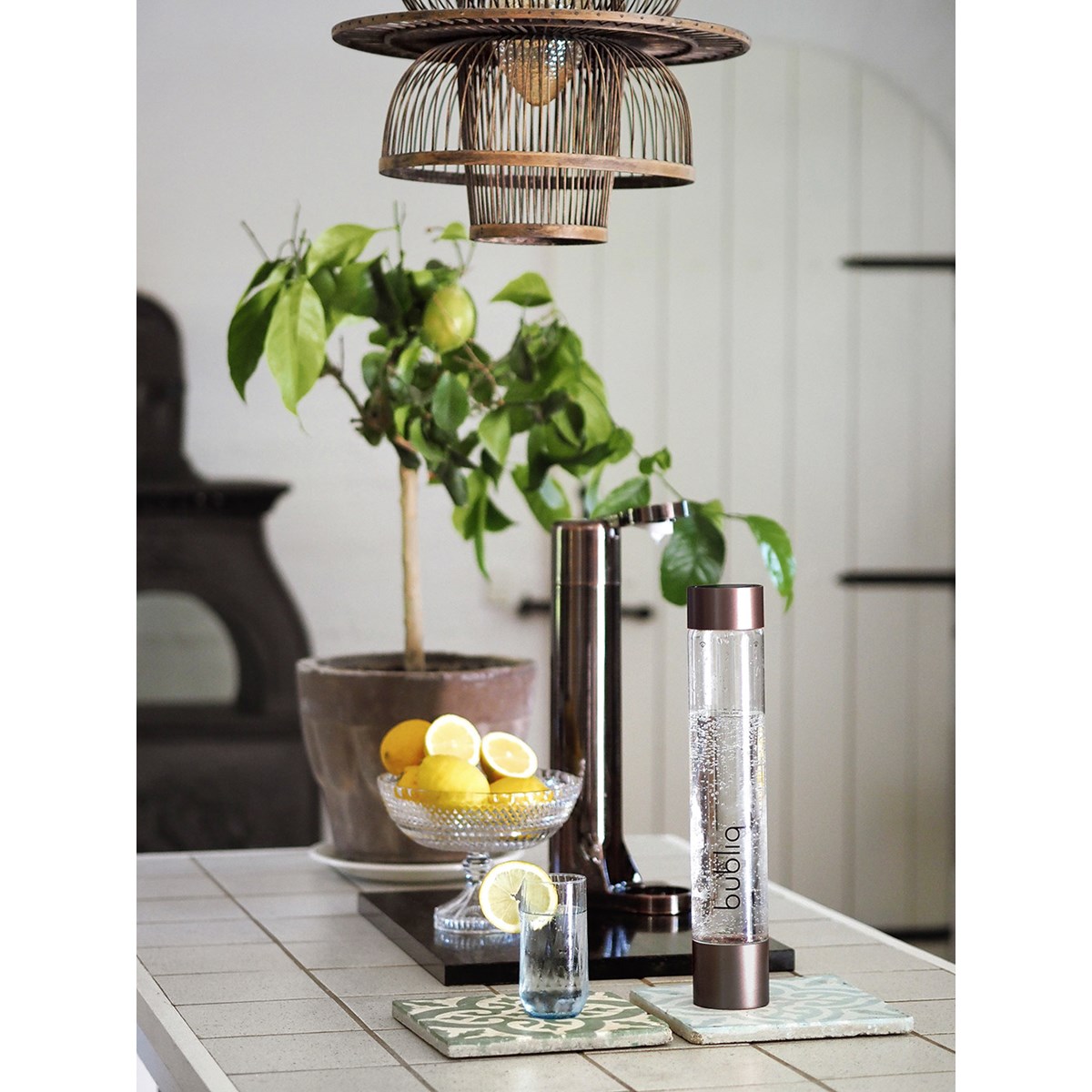 Flaska till Kolsyremaskin Koppar