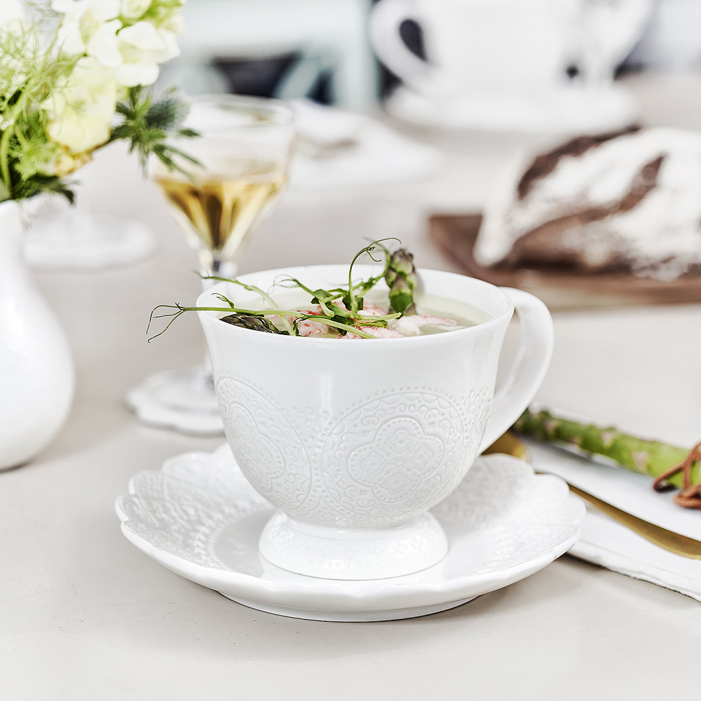 Orient Jumbomugg 50 cl Vit