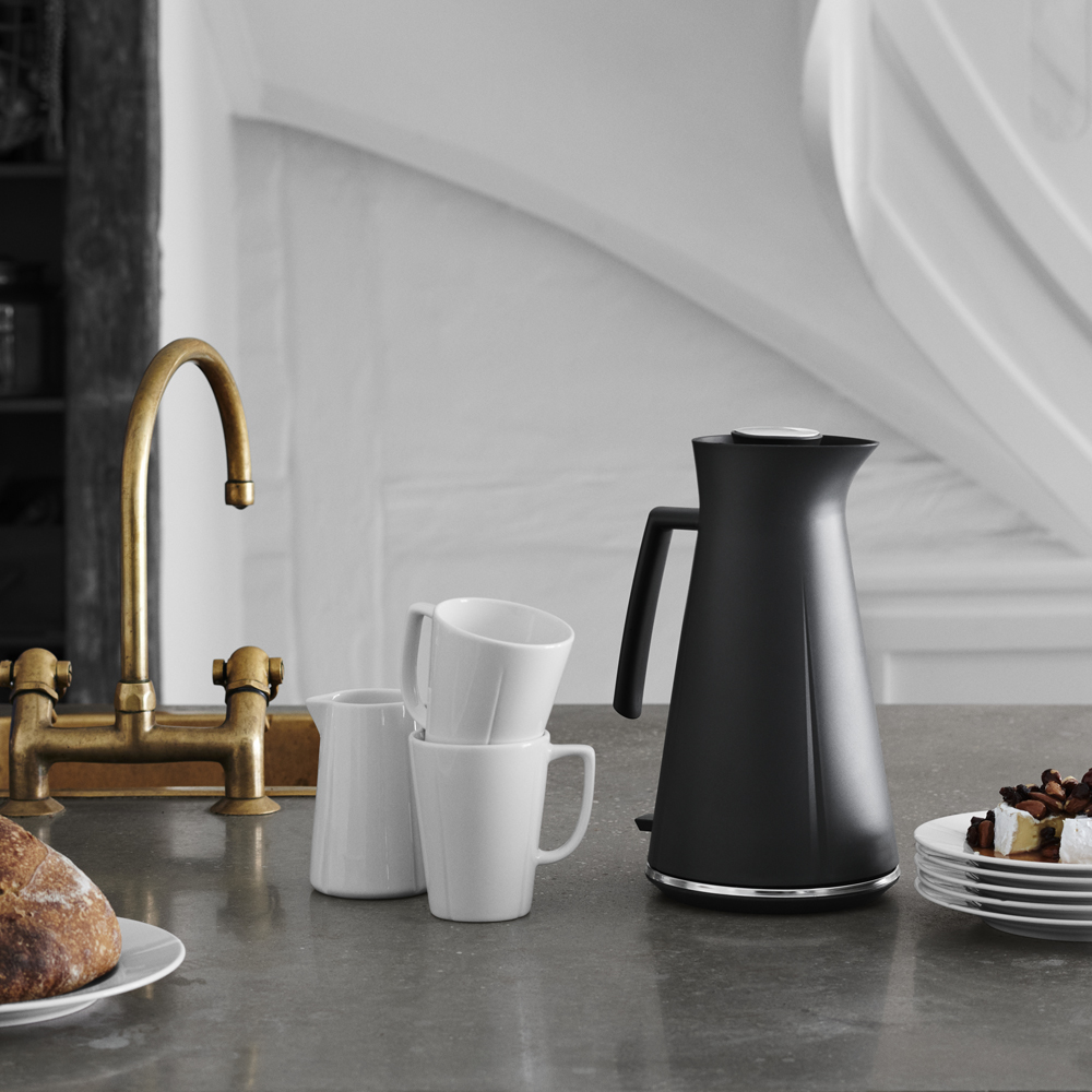 Grand Cru Vattenkokare 1,4 L Svart/Stål