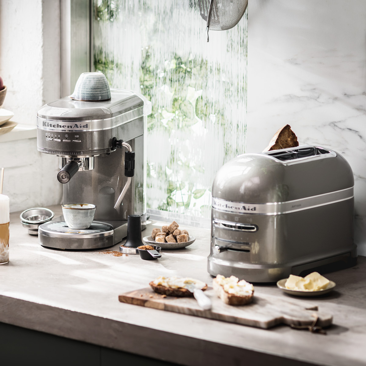 KitchenAid Artisan Brödrost 2 skivor Grafit Metallic