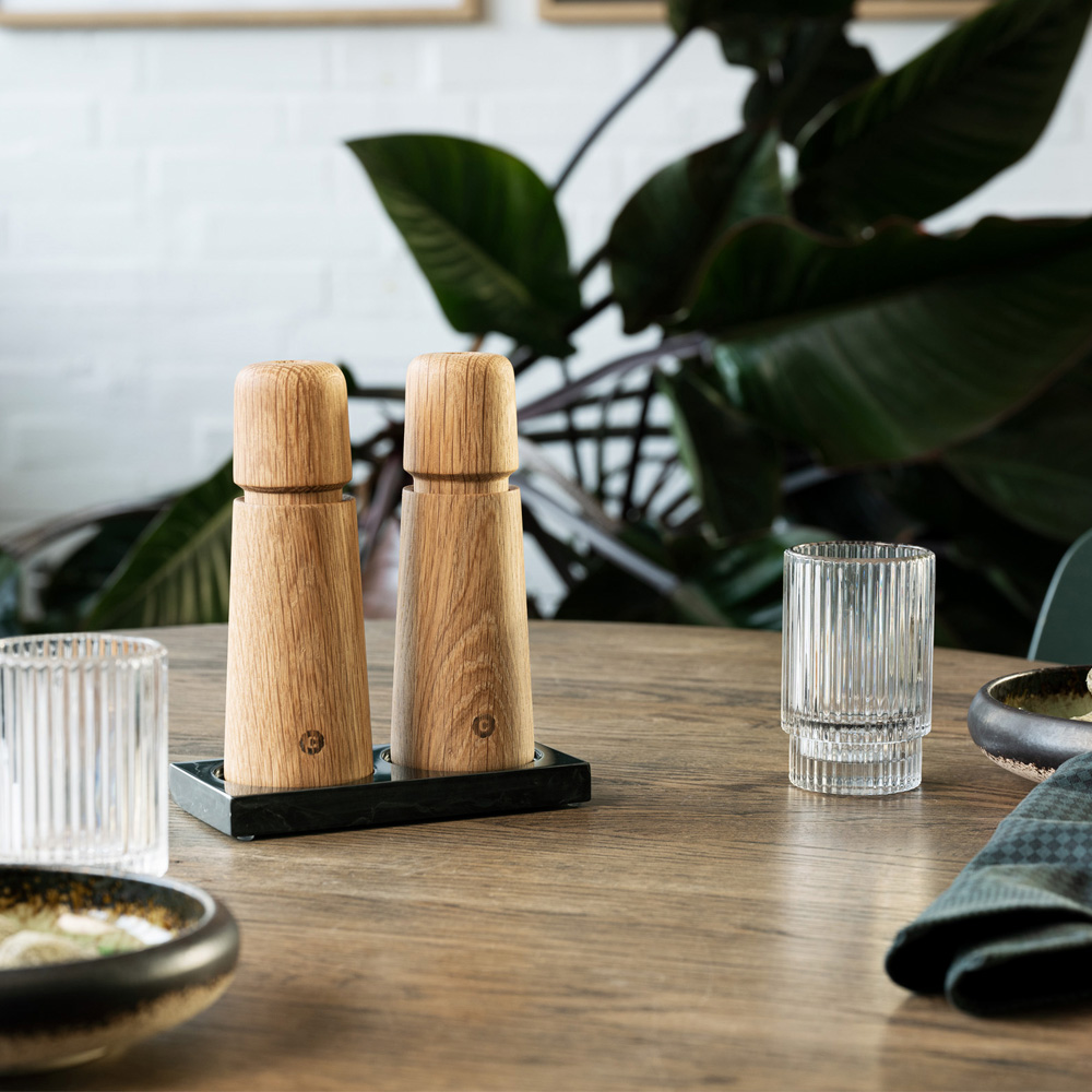 Tabletrotter Bricka f&ouml;r Kvarnar 15 cm Svart Marmor