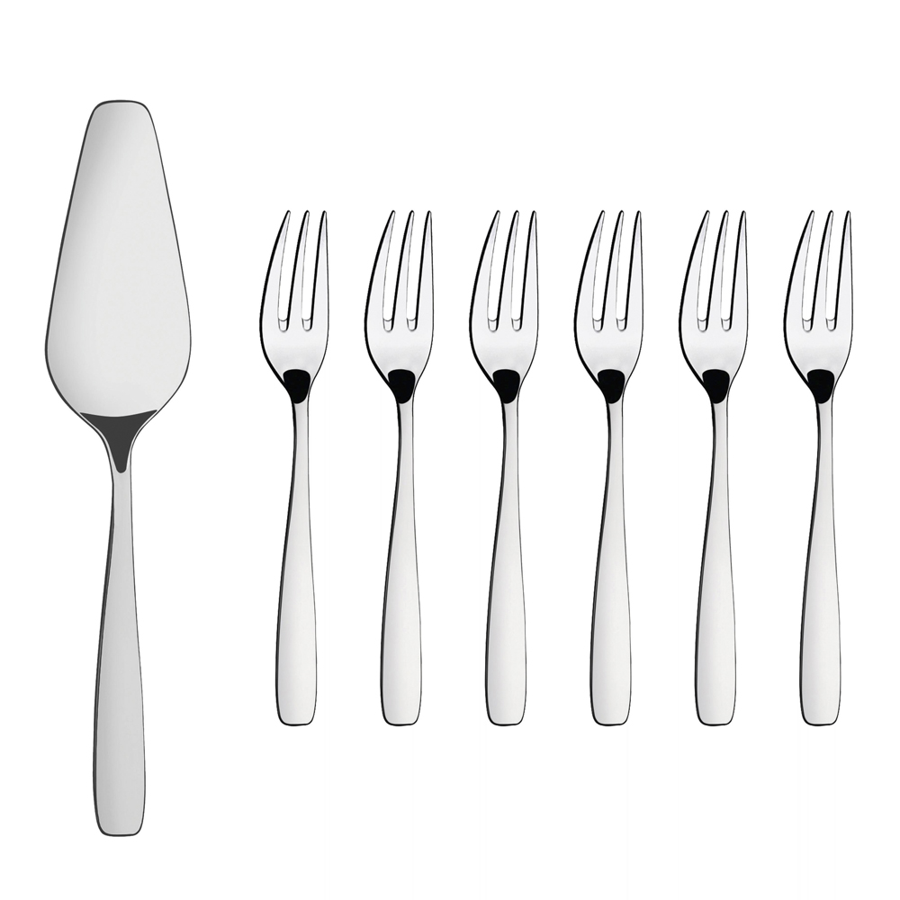 Essentials Tårtspade + Tårtgafflar 7 delar