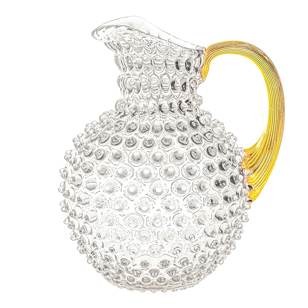 Hobnail Karaff 2 L Klar med Guldhandtag