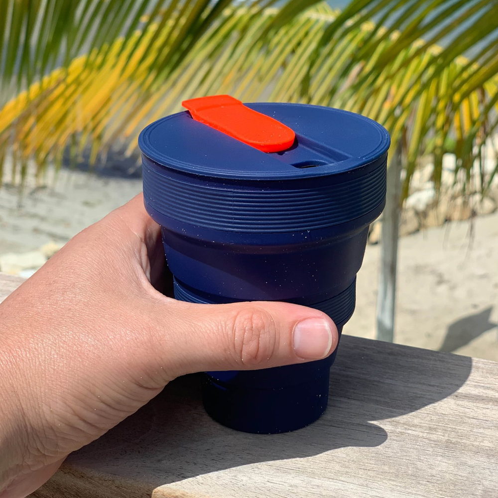 Collapsible Cup 35cl Indigo
