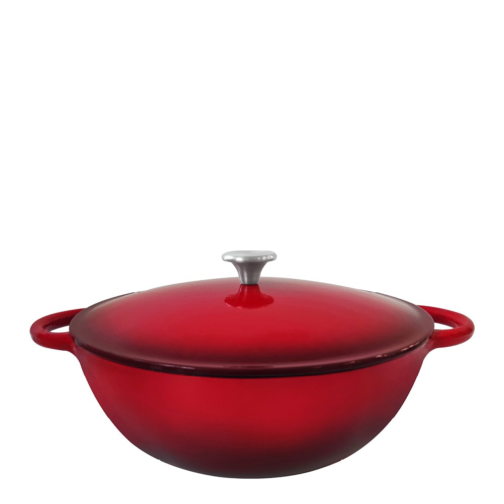 Gitty Gjutjärnsgryta 7 L Röd