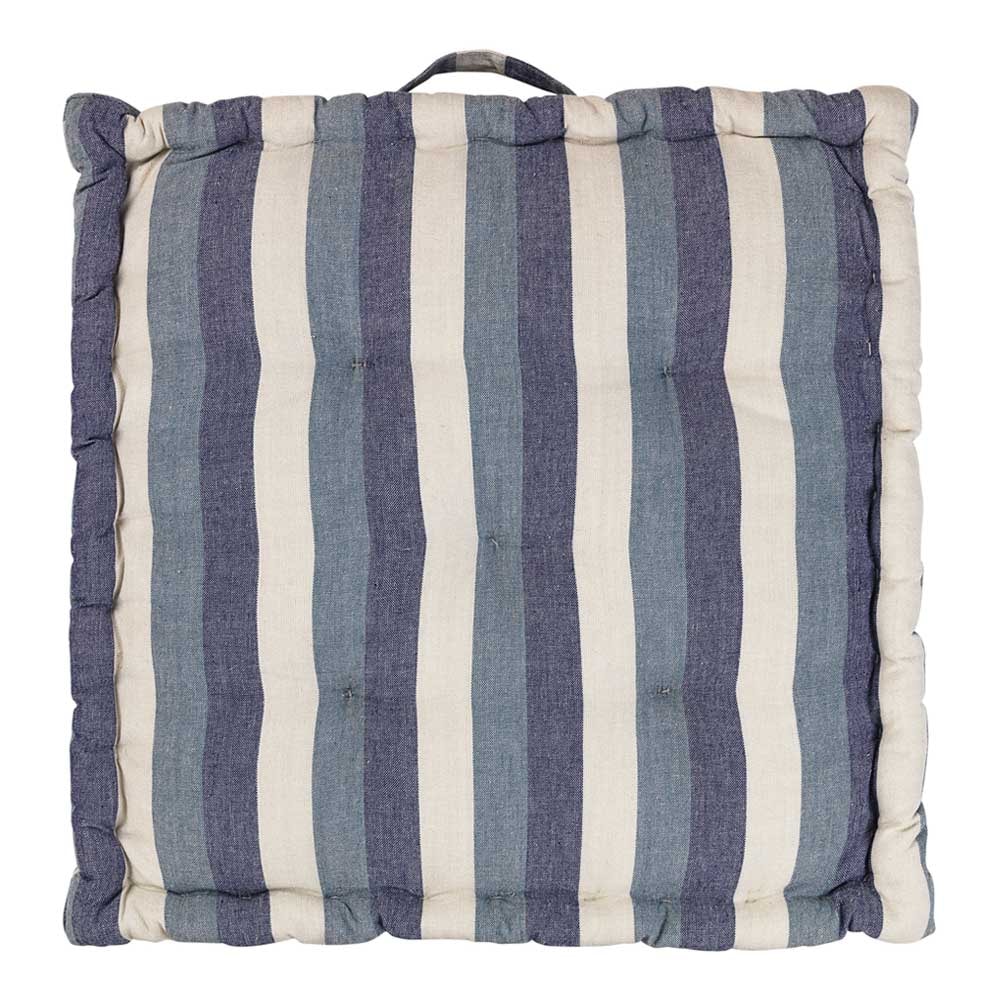 Ava Sittdyna Randig 50x50x6 cm Blårandig