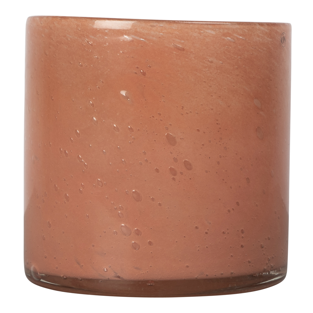 Calore Ljuslykta 15x15 cm Korall