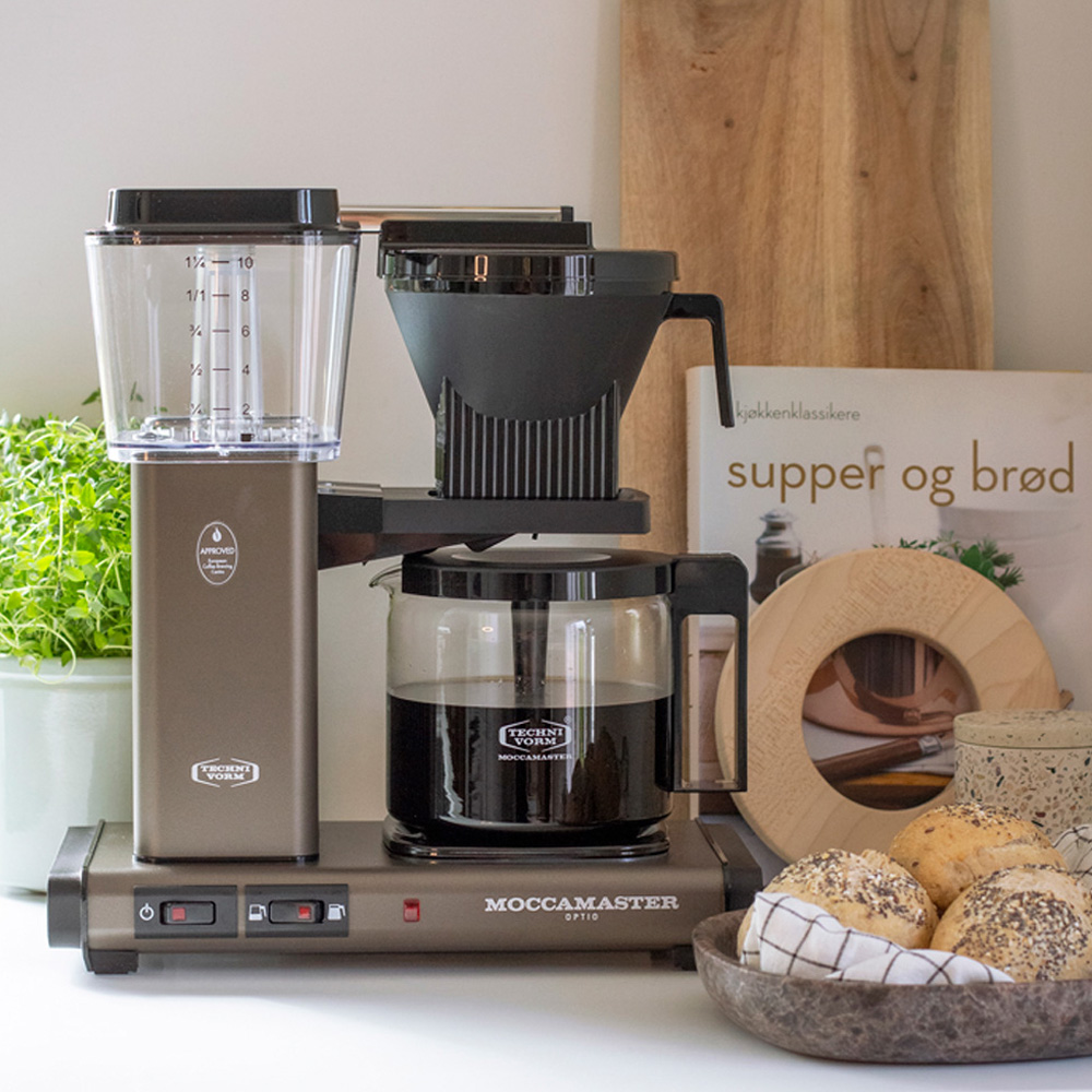 Moccamaster Optio Kaffebryggare Bronze