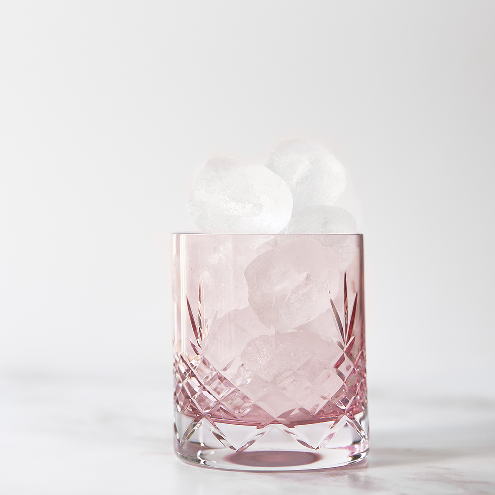 Crispy Lowball Glas 38 cl 2-pack Rosa