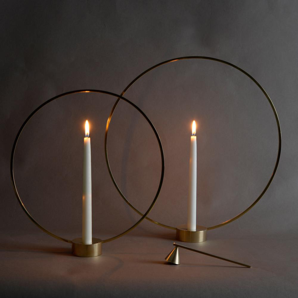 Gloria Ljusstake 46x43 cm Mässing