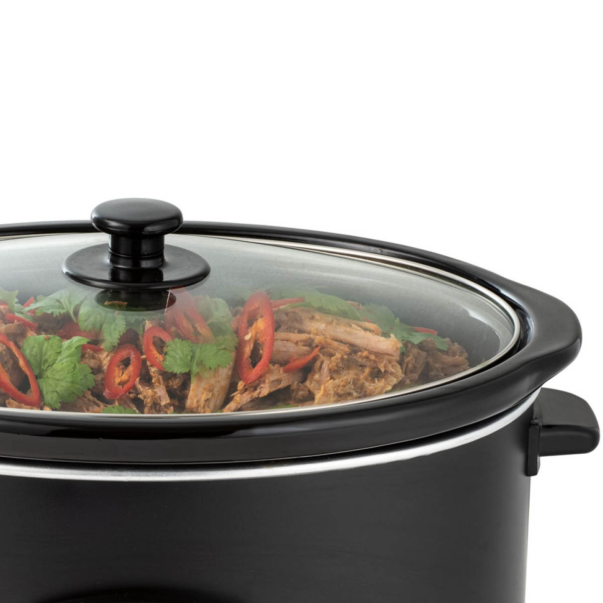 Slowcooker 6,5L Matt Svart
