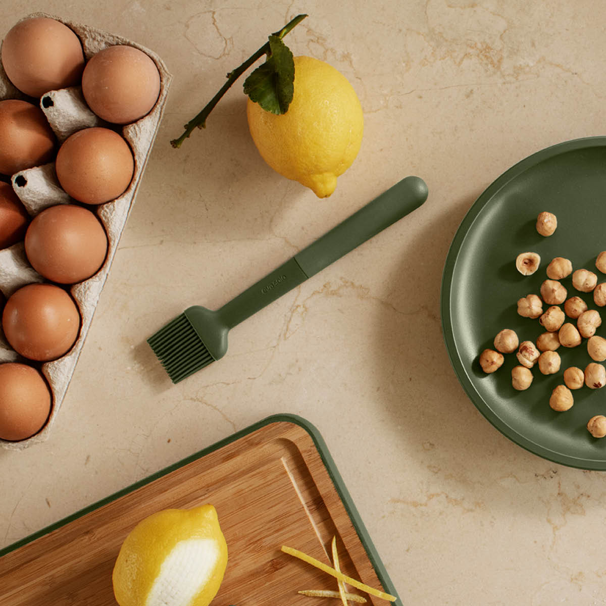 Green Tool Bakpensel Grön