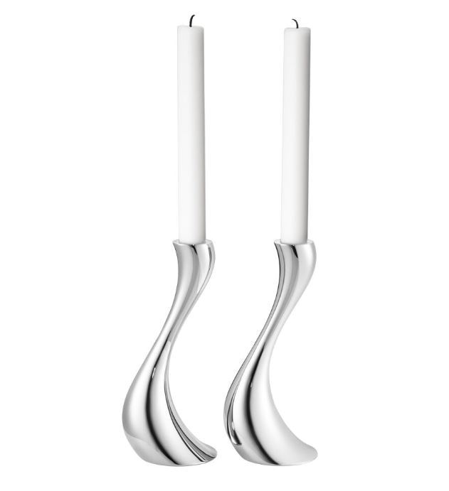 Cobra Ljusstake 2-pack 20 cm Rostfri Blank