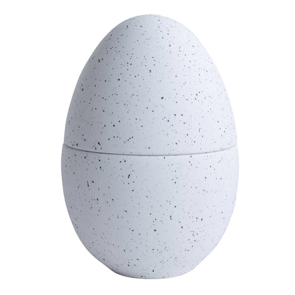 Bonbonniere Påskägg 18 cm Vit/Lera