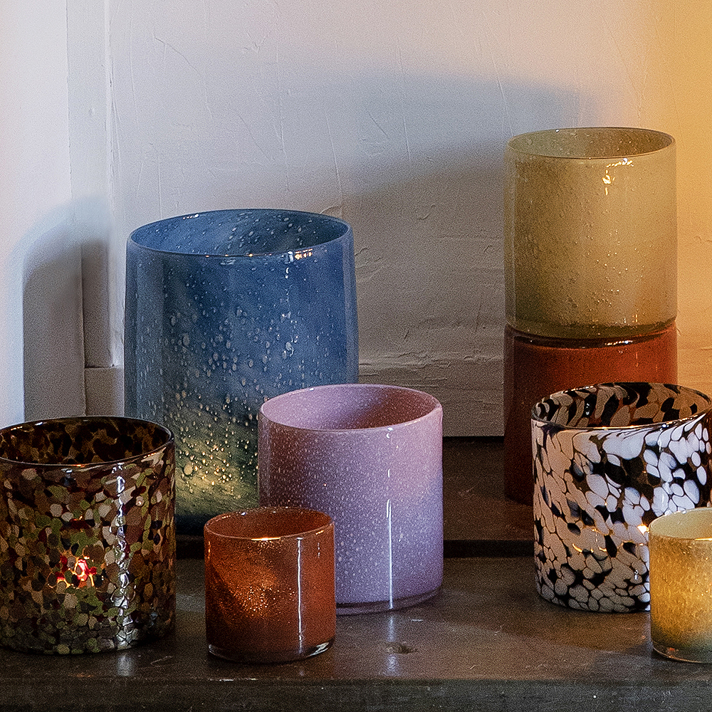 Calore Ljuslykta 15x15 cm Lila