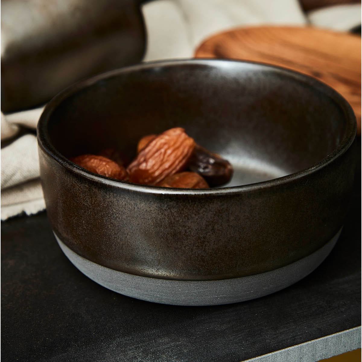 Raw Skål 13,5 cm Metallic Brown