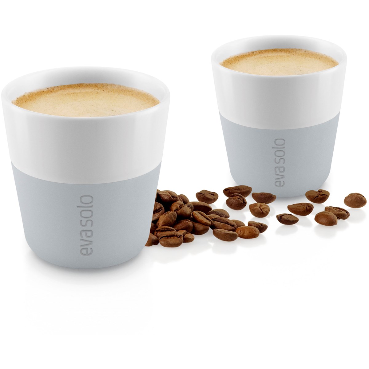Espressomugg 8 cl 2-pack Marble Grey