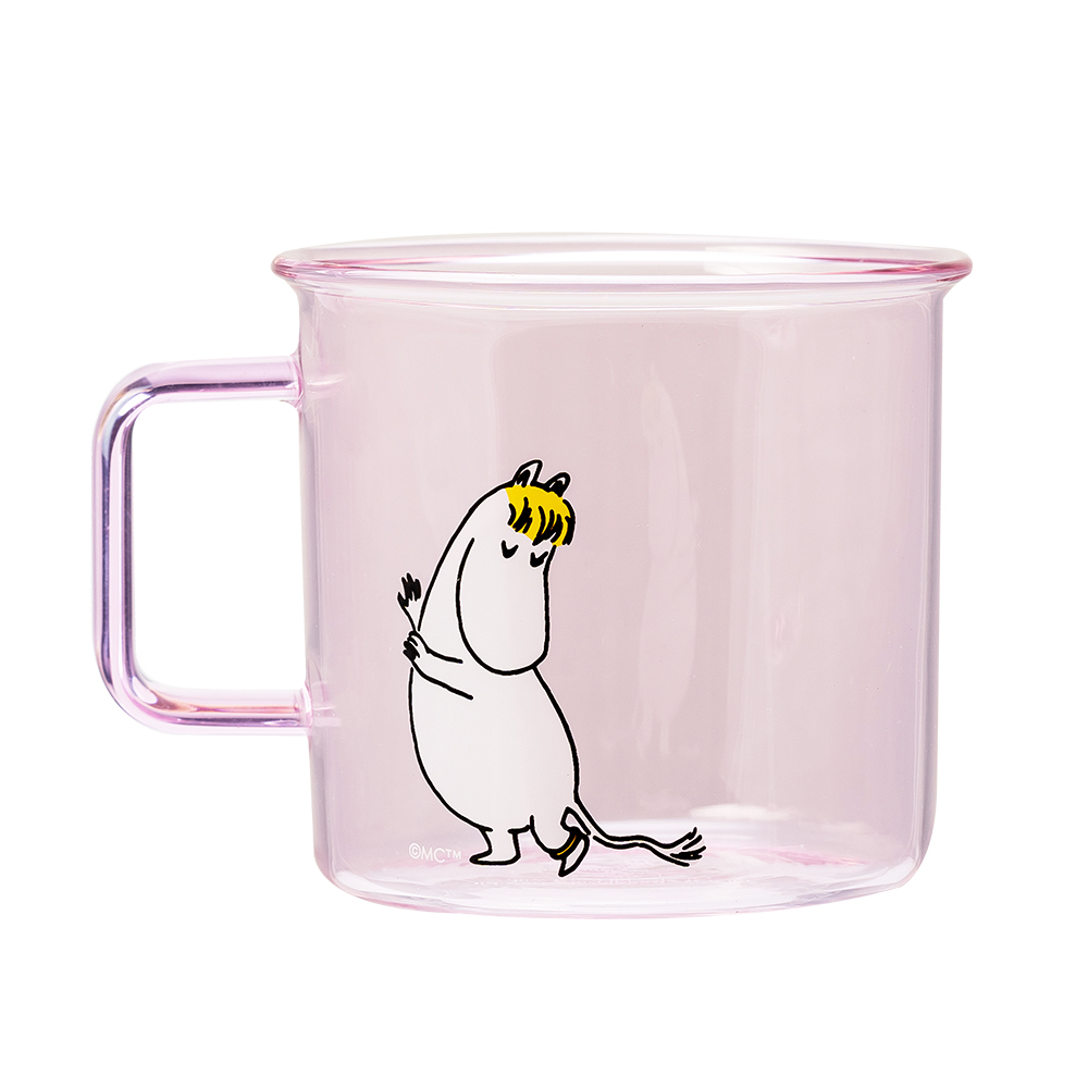Mumin Glasmugg Snorkfr&ouml;ken 35 cl Rosa