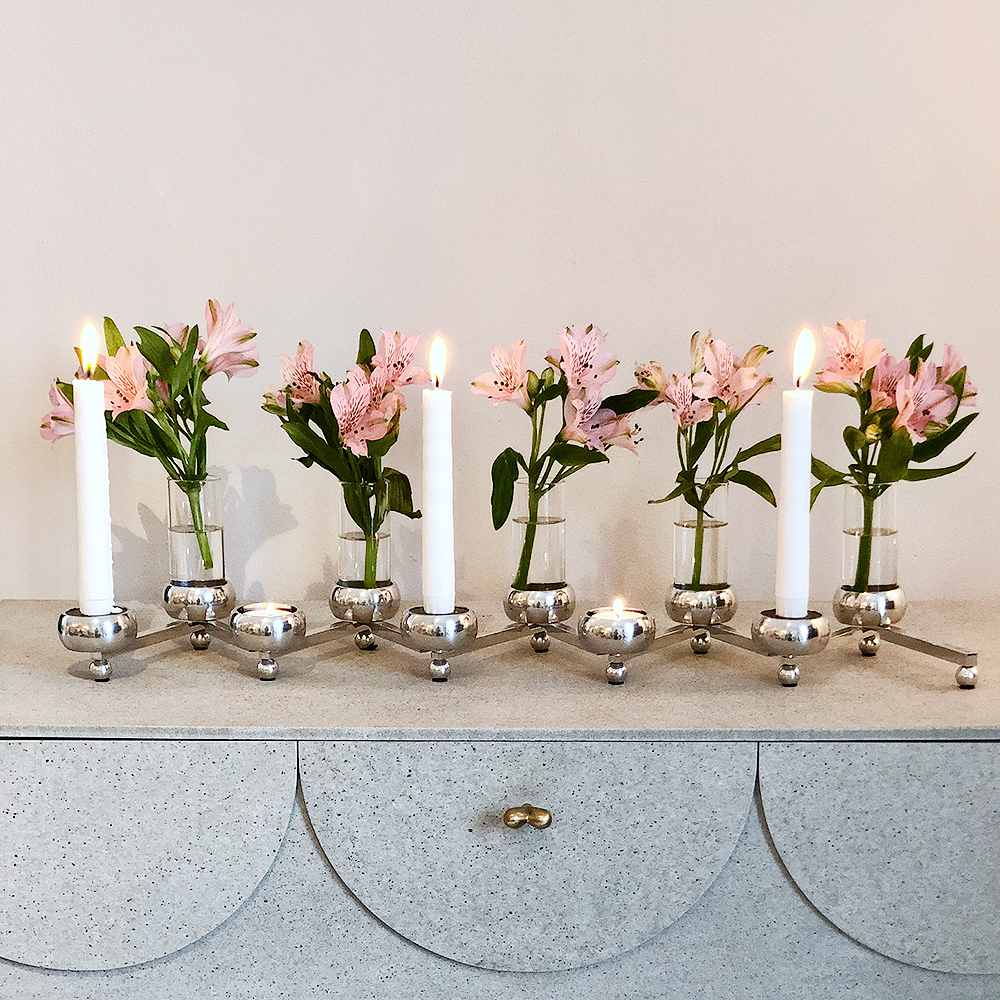 Constella Ljusstake 10 hållare Aluminium