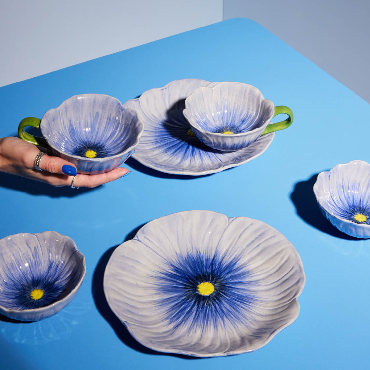 Poppy Skål 11 cm Blå