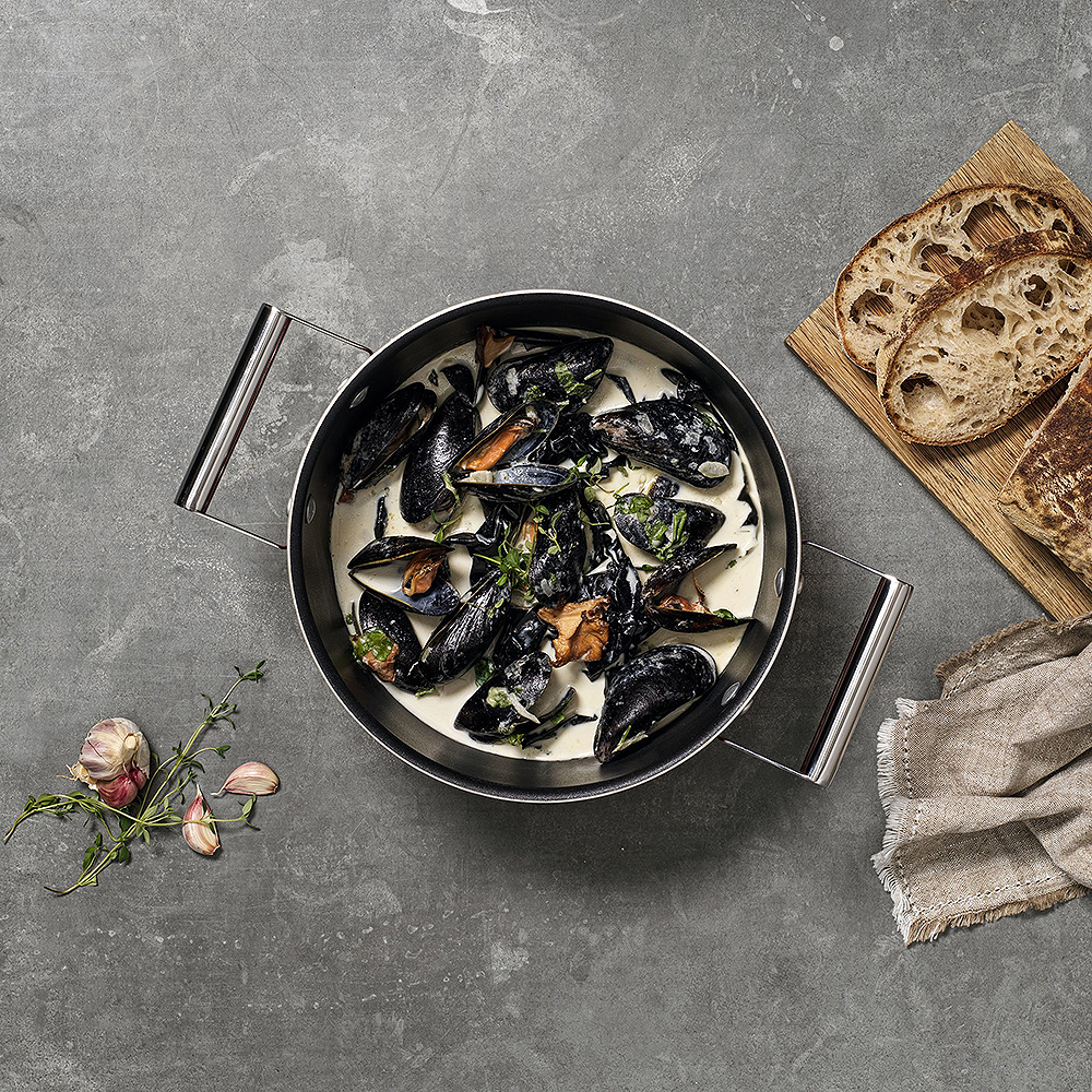 Smeg 50's Style Kastrull Lock 26 cm Creme