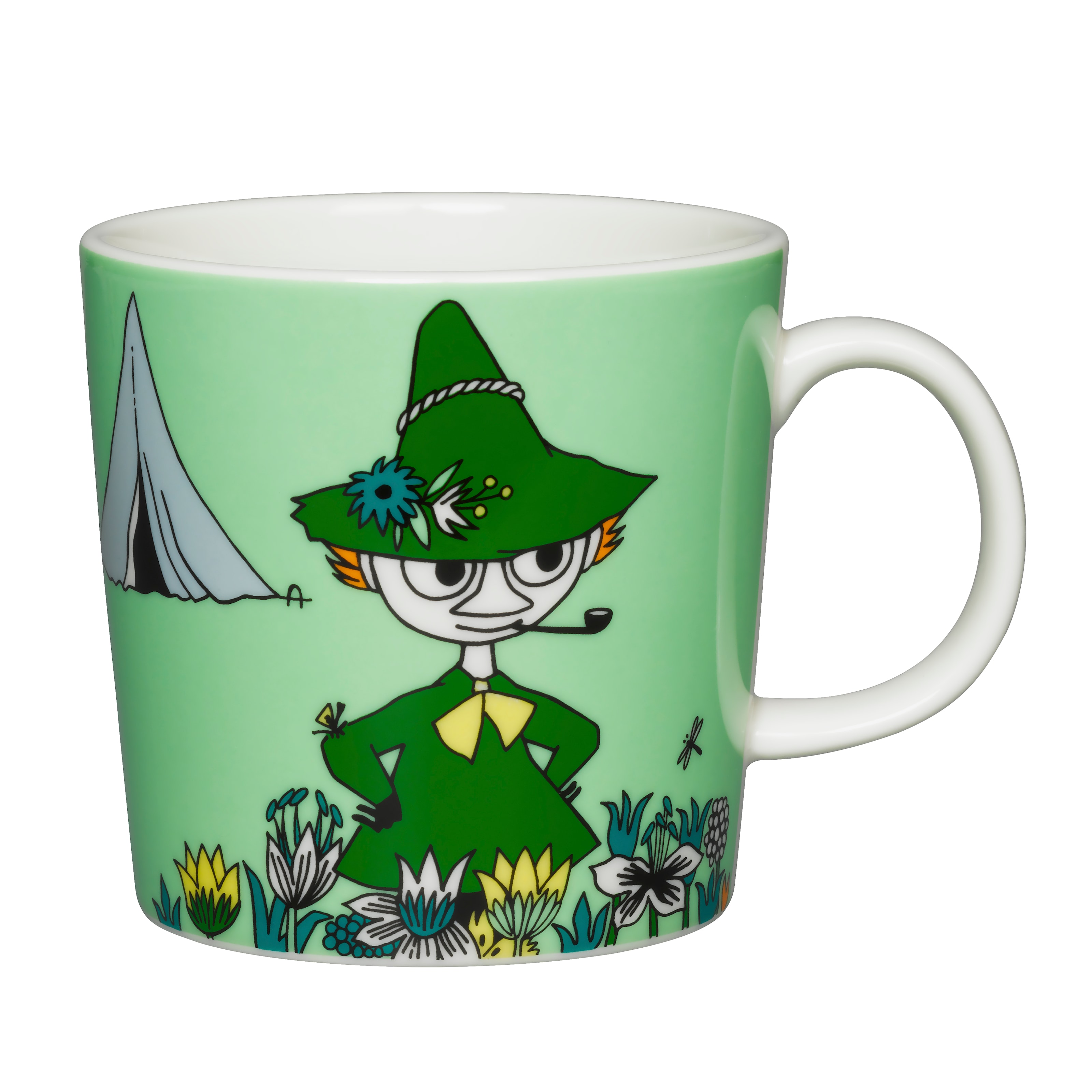 Muminmugg Snusmumriken Grön