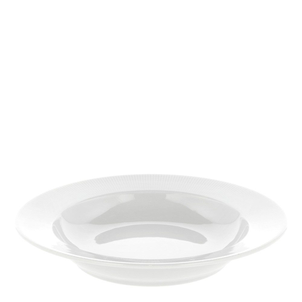 Eventail Tallrik djup 22 cm Vit