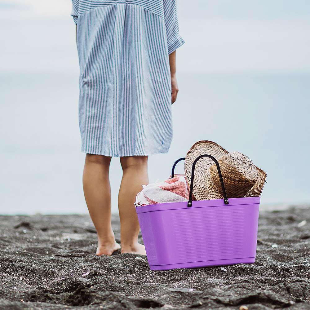 Väska Sockerrör Stor Lila