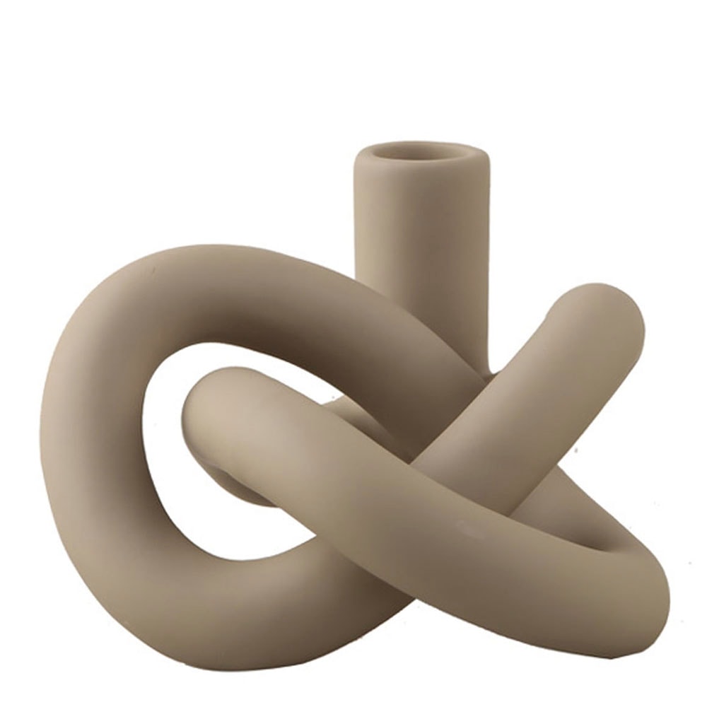 Lykke Ljusstake 10 x 14 cm Sand