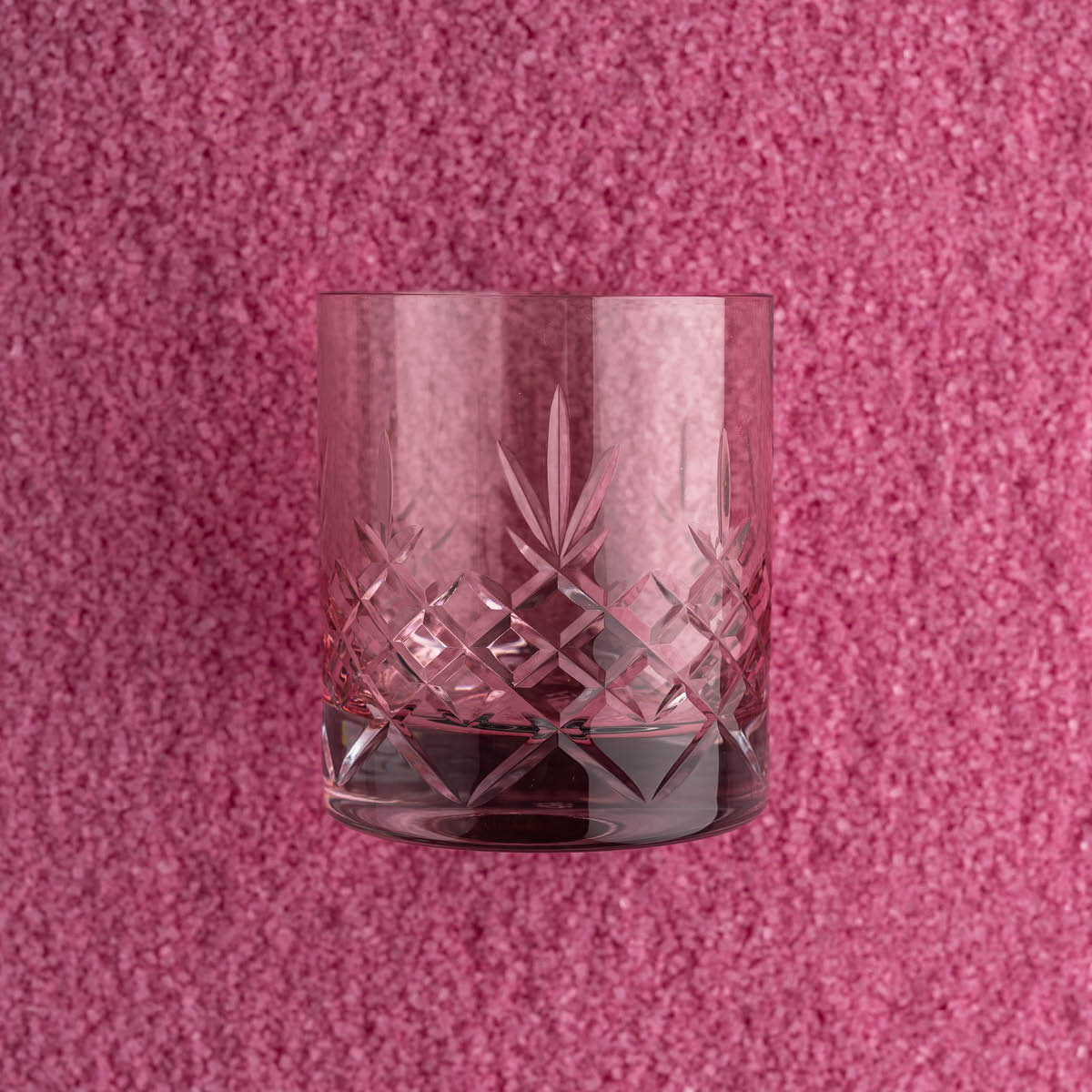 Crispy Lowball Glas 38 cl 2-pack Rosa