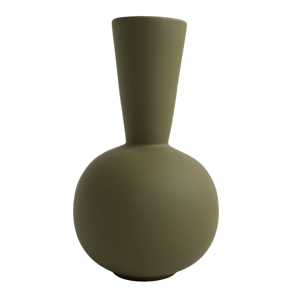 Trumpet Vas 30 cm Oliv