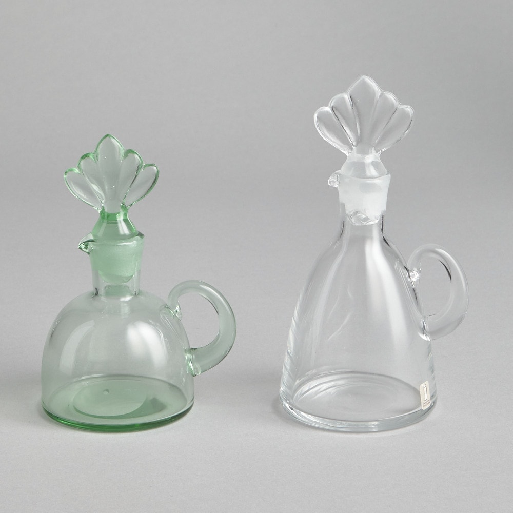 SÅLD Karaffer med propp Johansfors 2 st